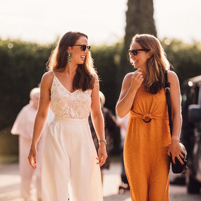 Guests Arriving at Wedding