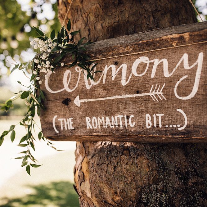 Wedding Ceremony Sign