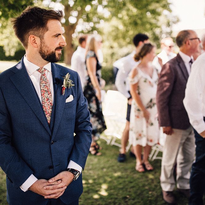 Groom Waiting at the Altar