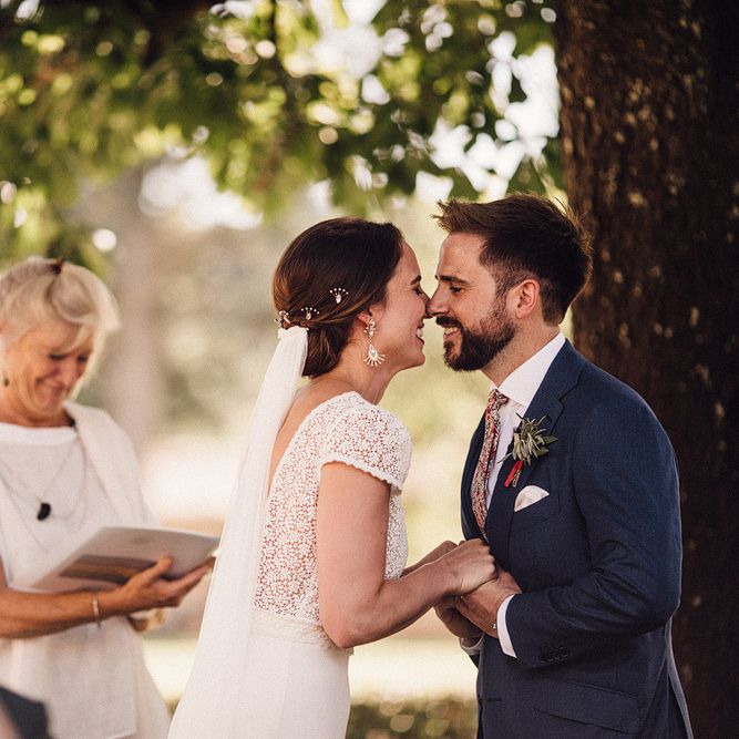 Bride and Groom at the Altar
