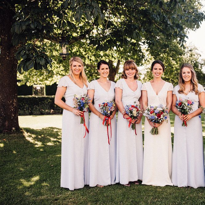 Bride and Bridesmaids