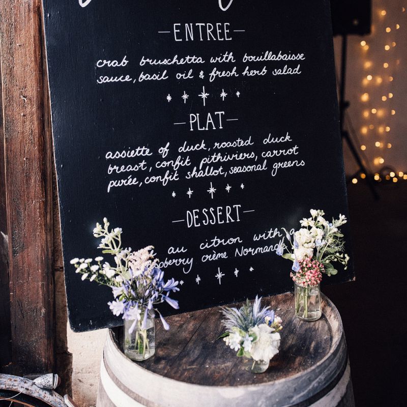 Wedding Breakfast Menu