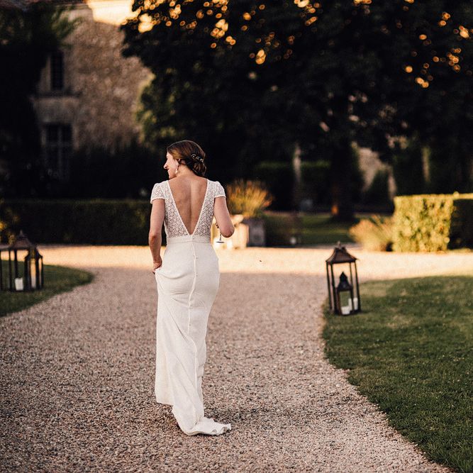 Bride in Foster Dress by Laure de Sagazan