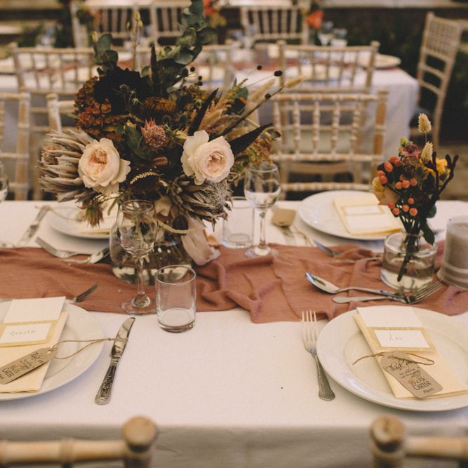 Simple Place Setting For Wedding // Image By Carrie Lavers Photography