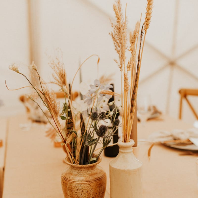 August 2020 wedding reception flowers