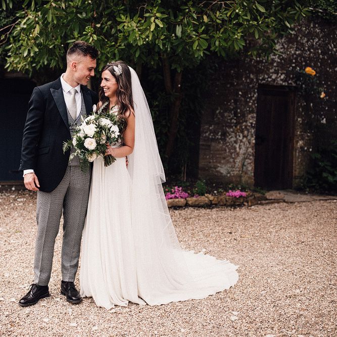 Bespoke Amanda Wakeley Wedding Dress // Images From Samuel Docker Photography