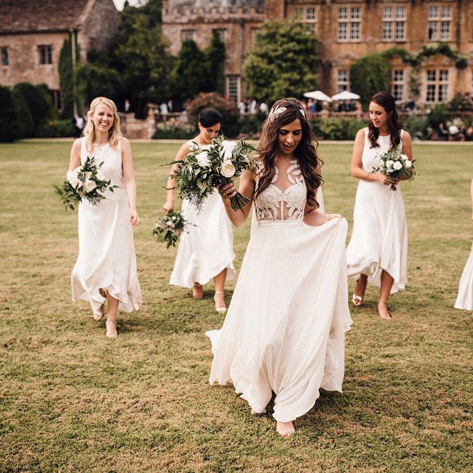 Bespoke Amanda Wakeley Wedding Dress // Images From Samuel Docker Photography