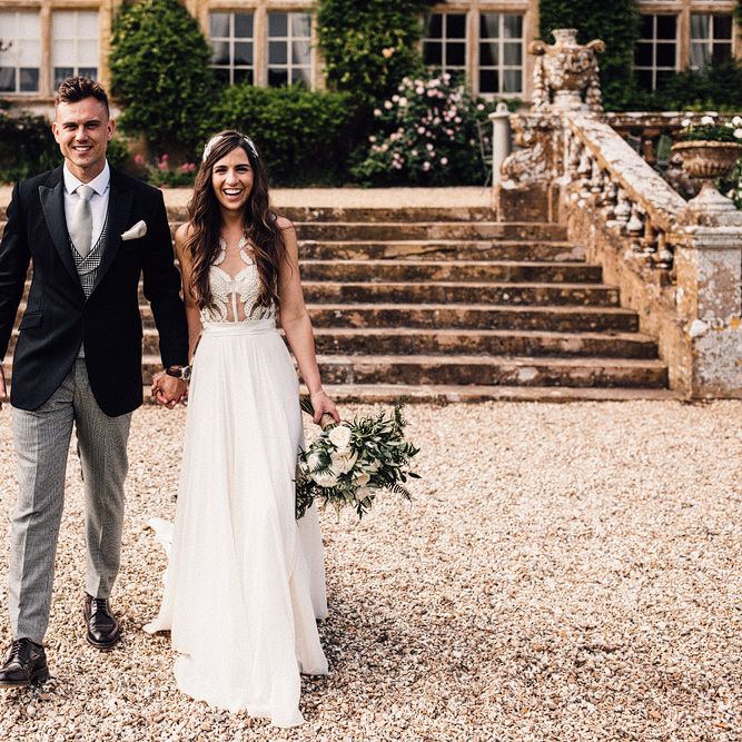 Bespoke Amanda Wakeley Wedding Dress // Images From Samuel Docker Photography