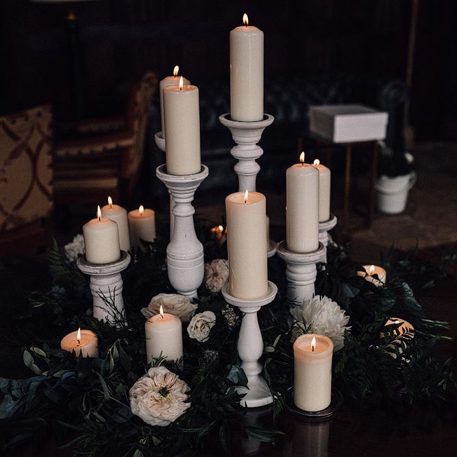 Candle Lit Wedding Ceremony // Image By Samuel Docker Photography