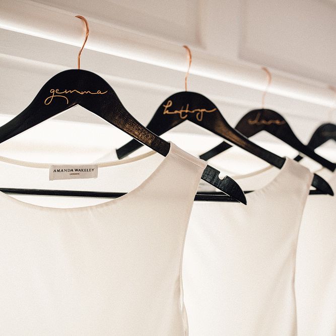 Bespoke Amanda Wakeley Bridesmaids Dresses // Images From Samuel Docker Photography