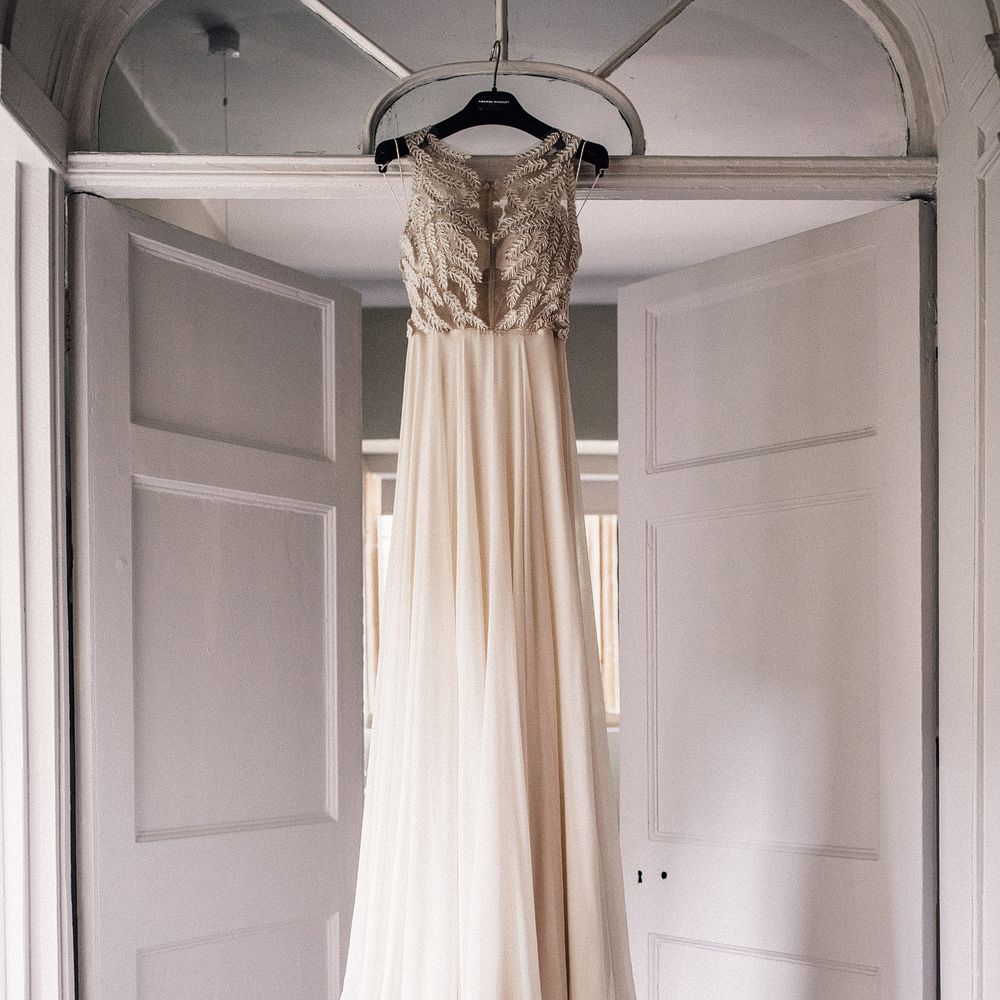 Bespoke Amanda Wakeley Wedding Dress // Images From Samuel Docker Photography