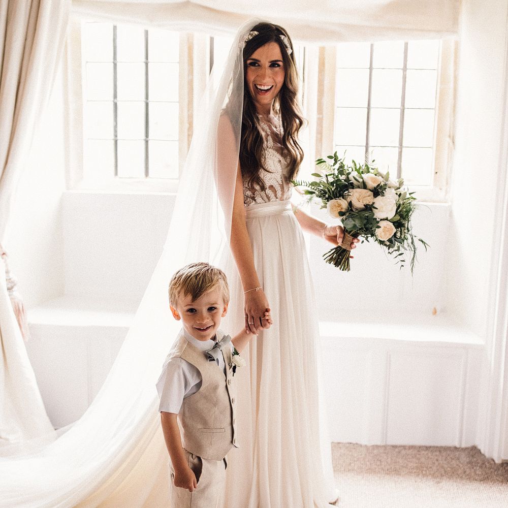 Bespoke Amanda Wakeley Wedding Dress // Images From Samuel Docker Photography