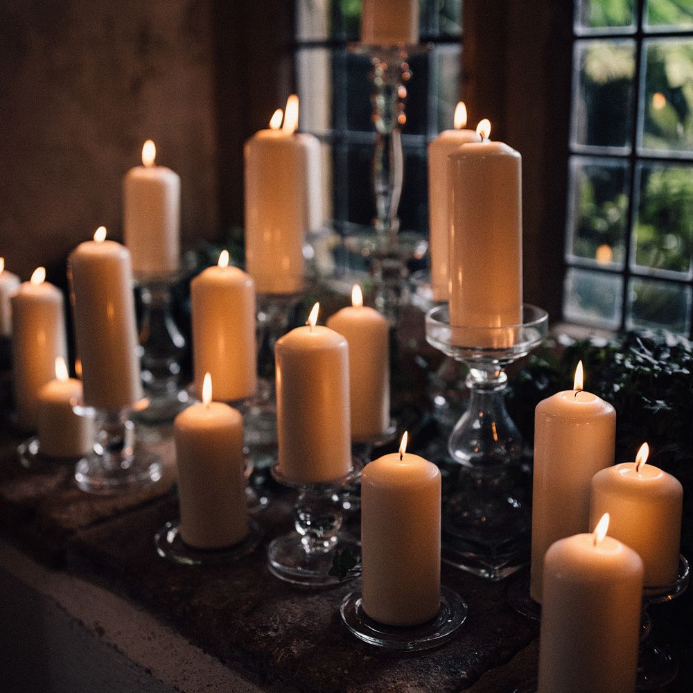 Candle Lit Wedding Ceremony // Image By Samuel Docker Photography