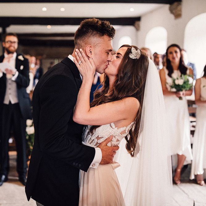 Bespoke Amanda Wakeley Wedding Dress // Images From Samuel Docker Photography