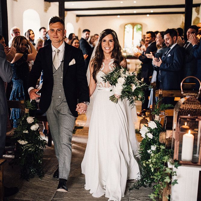 Bespoke Amanda Wakeley Wedding Dress // Images From Samuel Docker Photography