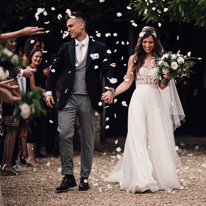 Bespoke Amanda Wakeley Wedding Dress // Images From Samuel Docker Photography