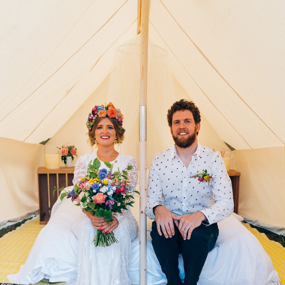 Wedding Night Glamping For Bride &amp; Groom //  Images By Casey Avenue Photography