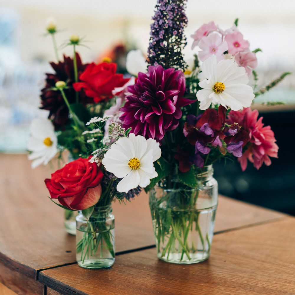 Wildflower Wedding Decor // Images By Casey Avenue Photography