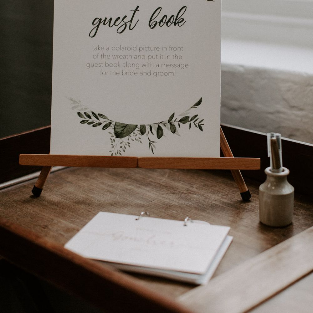 Foliage Motif Wedding Stationery  // Images By Grace Elizabeth Photo And Film