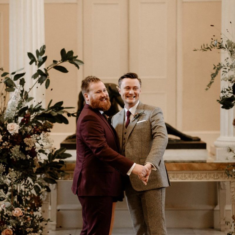 Same sex wedding ceremony at Syon Park