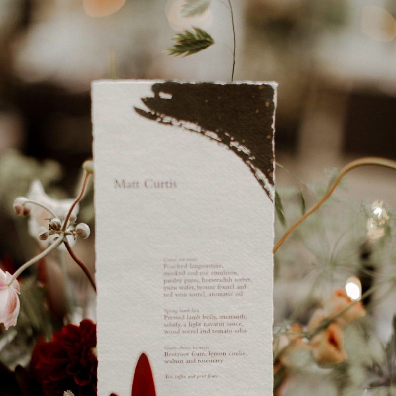 Wedding stationery by Bureau Design