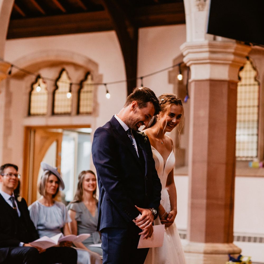 Church wedding ceremony