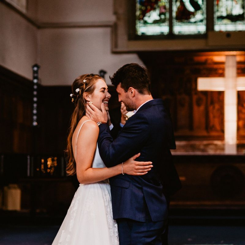 Intimate wedding portrait by Benjamin Stuart Wheeler