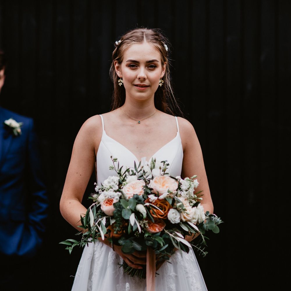 Bride in the forefront wedding photography