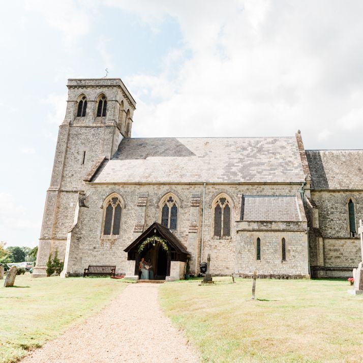 Church wedding ceremony near Four Seasons Hampshire
