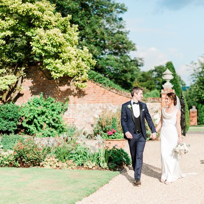 Black tie wedding with groom in tuxedo