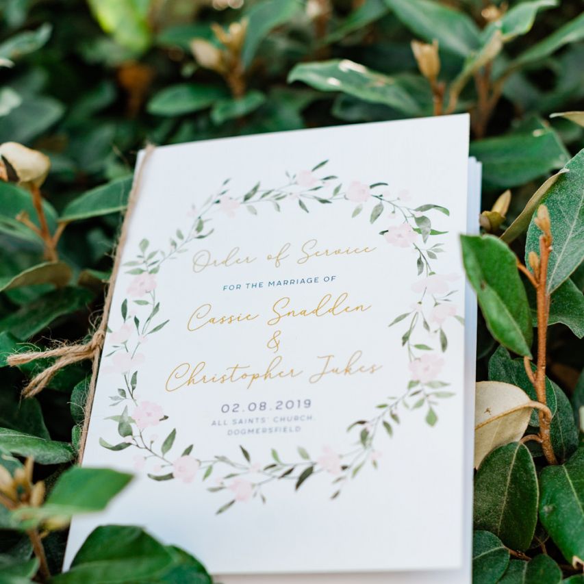 Wedding stationery design