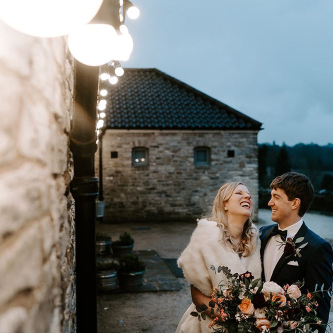 Bridal cover up for Winter wedding