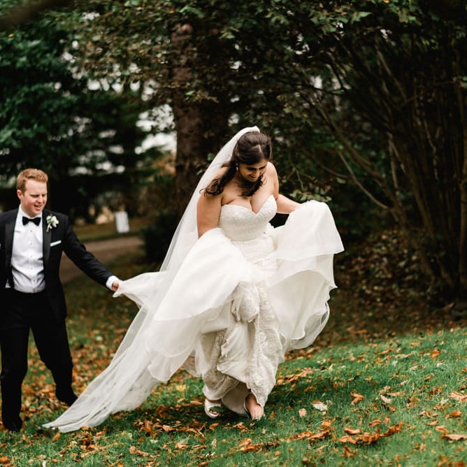 Bride in Badgley Mischka  Lace Bridal Gown | Groom in Black Tie | Elegant Grey, Green, White &amp; Gold Black Tie, Marquee Wedding at Tullyveery House N. Ireland with Decor &amp; Styling by Mood Events | The Lou's Photography | Soul &amp; Rise Film