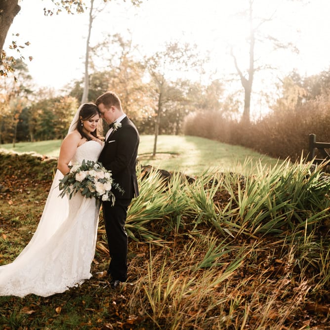 Bride in Badgley Mischka  Lace Bridal Gown | Groom in Black Tie | Elegant Grey, Green, White &amp; Gold Black Tie, Marquee Wedding at Tullyveery House N. Ireland with Decor &amp; Styling by Mood Events | The Lou's Photography | Soul &amp; Rise Film