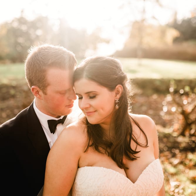 Bride in Badgley Mischka  Lace Bridal Gown | Groom in Black Tie | Elegant Grey, Green, White &amp; Gold Black Tie, Marquee Wedding at Tullyveery House N. Ireland with Decor &amp; Styling by Mood Events | The Lou's Photography | Soul &amp; Rise Film