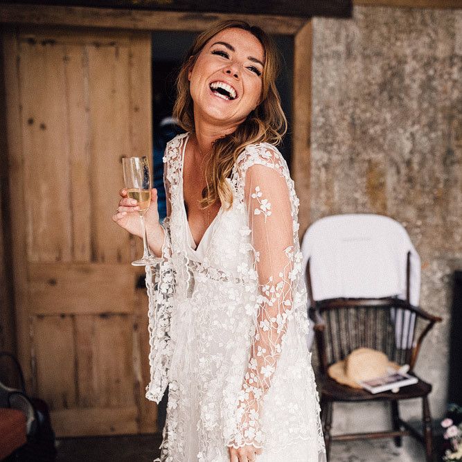 Bride in Isabella Boutin wedding Dress
