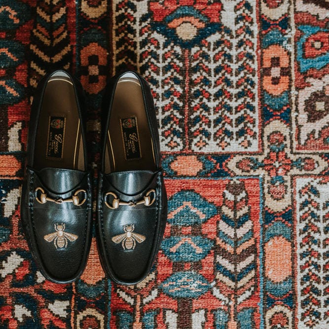 Gucci 'Bee' Loafers For Groom