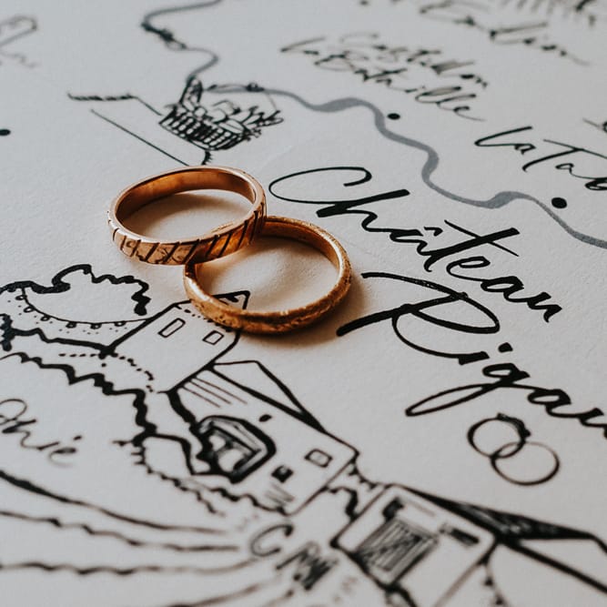 Bespoke Handwritten Stationery And Signage For Wedding By Lamplighter London