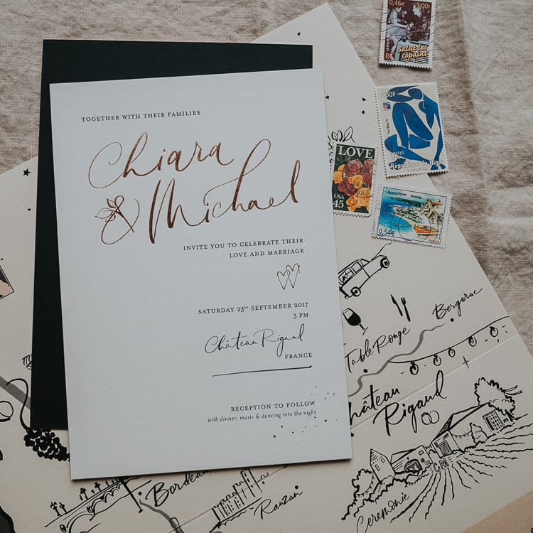 Bespoke Handwritten Stationery And Signage For Wedding By Lamplighter London