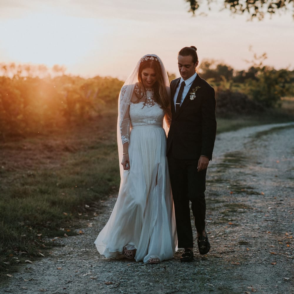 Bride In Catherine Deane Separates