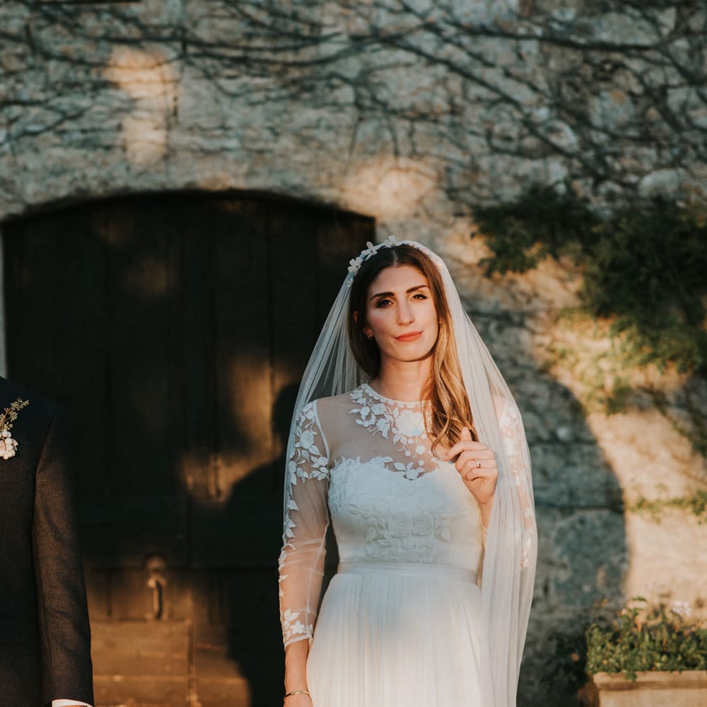 Bride In Catherine Deane Separates