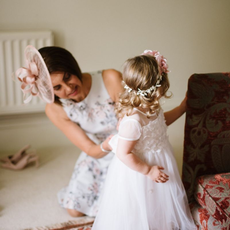 Wedding Morning Bridal Party Preparations