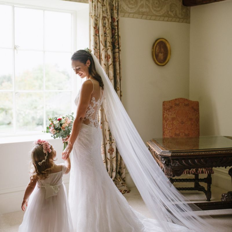 Bride Getting Ready on the Morning of the Wedding