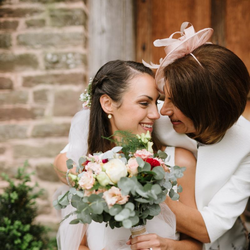 Bride and Mother of the Bride Portrait