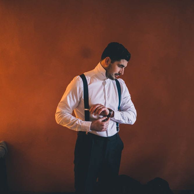 Groom Wedding Morning Preparations