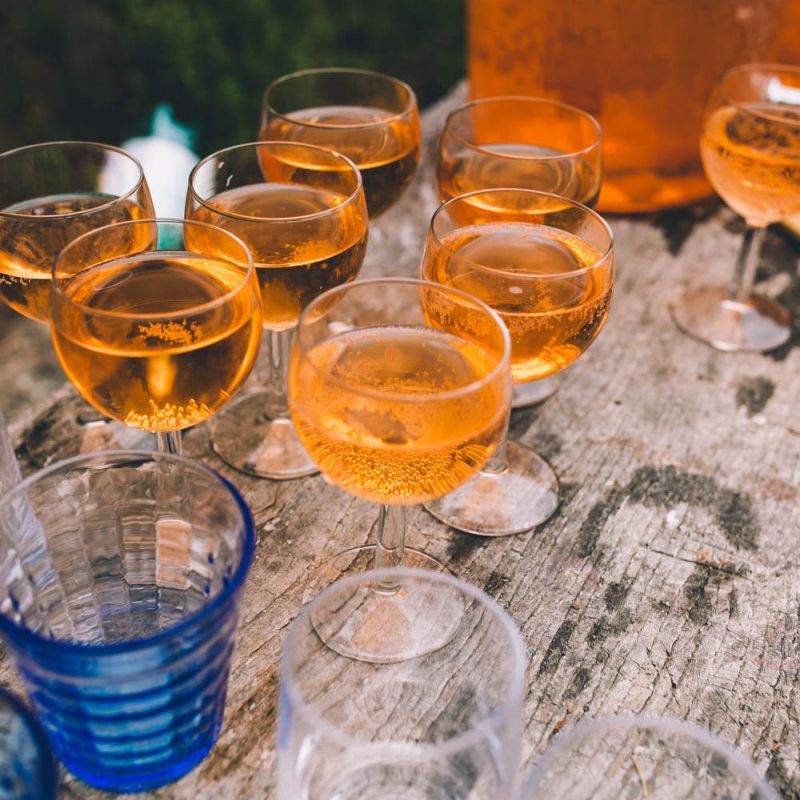 Orange Clementine Gin For Arrival Drinks At Wedding