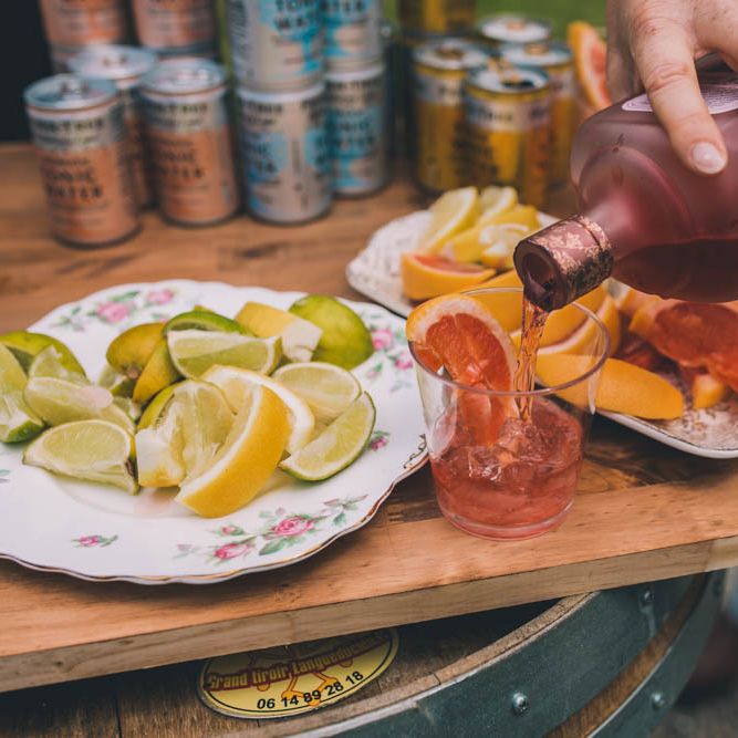 Wedding Drinks Including Yorkshire Gins and Local Wine
