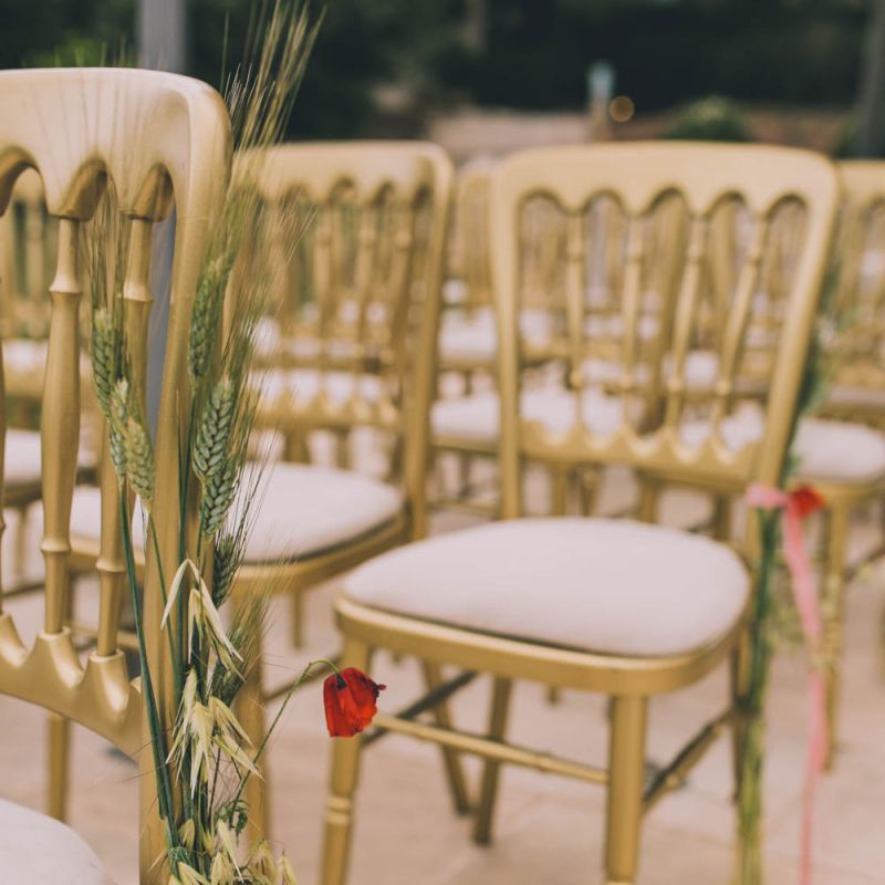 Wedding Chair Decor With Flowers