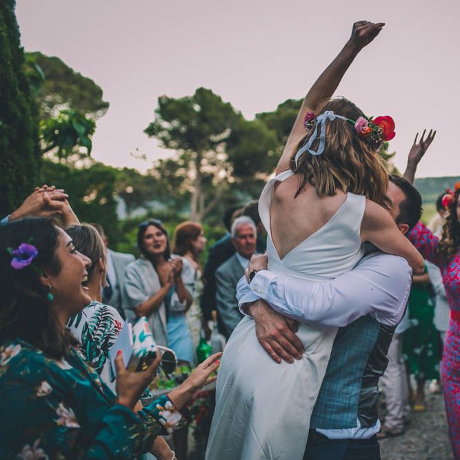 Groom Lifts Bride During First Dance At Destination Wedding