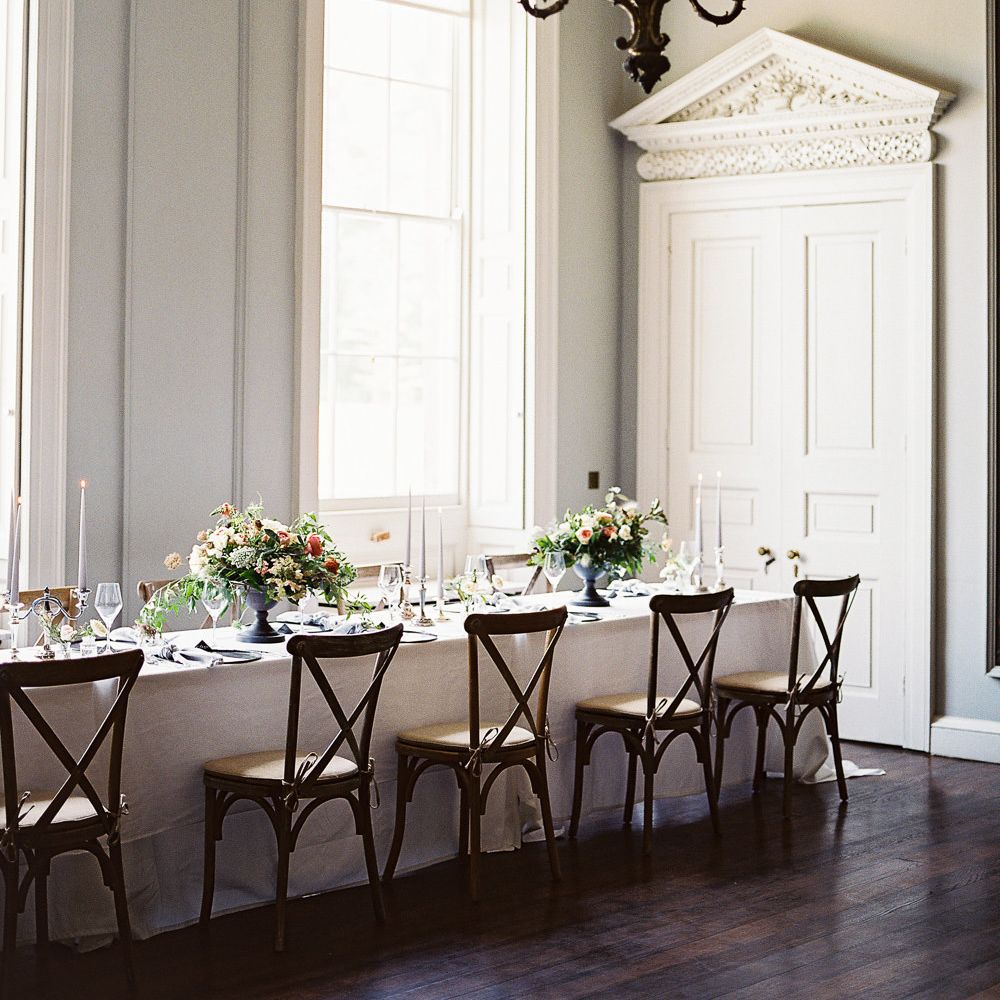 Formal Dining Tablescape | Elegant Summer Inspiration at St Giles House, Dorset by Jessica Roberts Design   Imogen Xiana Photography